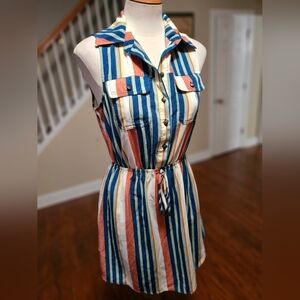 Bebop Striped Dress Small